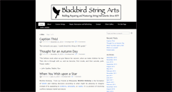 Desktop Screenshot of blackbirdstringarts.com