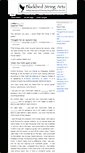 Mobile Screenshot of blackbirdstringarts.com